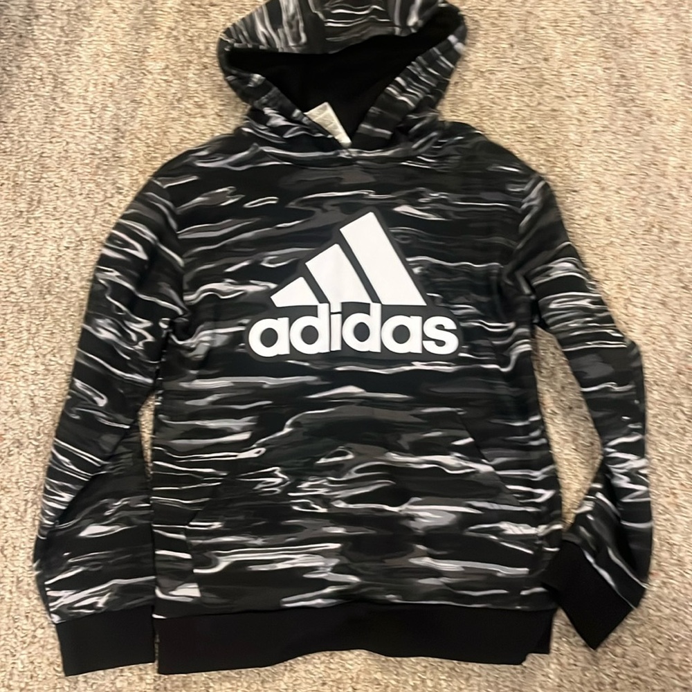 Adidas youth large sweatshirt lot 3 hooded and 1 zip up